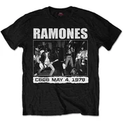 Ramones CBGB 1978 Black M Majica