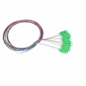 NFO Fiber optic pigtail SC APC, SM, G.657A1, 12 colors, 1m, NFO-PIGSC-21030 NFO-PIGSC-21030