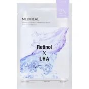 Mediheal Derma Synergy ovojna maska za obraz, retinol, LHA 25 ml