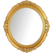 Eaoundm – Ovalno vintage stensko ogledalo