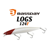 Wobler Bassday Logs 124F/P-04 Red Head