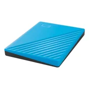 WD My Passport 4TB prijenosni tvrdi disk 2,5, hardversko šifriranje, plavi