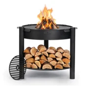 Cook King Vrtno kurišče MONTANA 80 cm + Žar plošča + rešetka