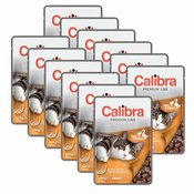 CALIBRA Cat Adult raca in piščanec v omaki 12x100 g
