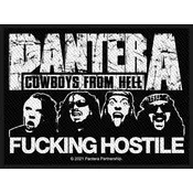 Pantera Fucking Hostile (Retail Pack) Našitek za šivanje 100 x 50 mm