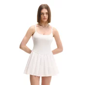 Cropp - Navadna mini obleka - bela