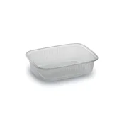 Skleda (PP) kvadratna prozorna 108 x 81 mm 125 ml [100 kos]