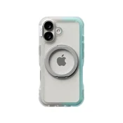 Maskica za iPhone 17 Ples Arche TwoFace Mag Stand Silver/ Powder Blue