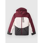 ONeill Carbonite Kids Jacket windsor wine colour block