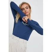 Pepe Jeans Majica New Verginia  temno modra / bela