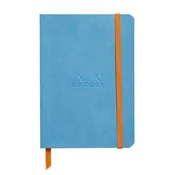 Notes A6, Rhodiarama soft, s gumicom, diktando crte, tirkizni