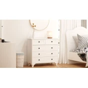 HANAH HOME Mat bela komoda Rb 119