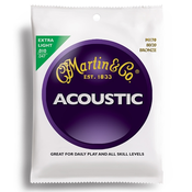 Martin M170 80/20 Bronze Acoustic Guitar Strune Extra Light 10-47