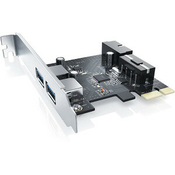 Asonic kontroler PCIe, 2x USB 3.0 + 1x USB 3.0 20-pin