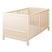 Otroška posteljica z nastavljivo višino 70x140 cm v naravni barvi Easy Sleep – Roba