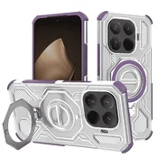 Hibridna maska Carbon Shield Pro za Xiaomi 15T Pro - purple transparent