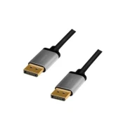 DisplayPort kabel DP/M-DP/M, 4K/60Hz, alu, 1