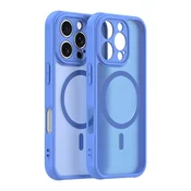 Hibridni ovitek HaloFrost II MagSafe za iPhone 16 Pro - sky blue