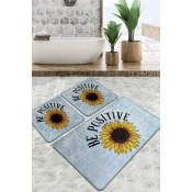 LEssentiel Maison Kupatilski otirač Be Positive, 3 komada, Šareni