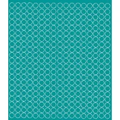 shumee Nalepke okrogle oblike 1 cm, okrogle nalepke s pikami, 357 kosov, turkizne mat