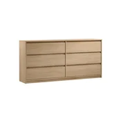 Komoda MIYABI 181x86x40 cm hrast cremona