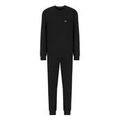 Emporio Armani Dolga pižama črna
