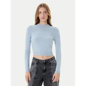HUGO Pulover Sblog_B 50543054 Svetlo modra Slim Fit