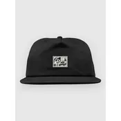 The Dudes Cap Factory Label Unstructured 5 Panel Cap black