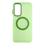 Silikonska futrola Magsafe FLURO COLOR Samsung A16 ZELENA
