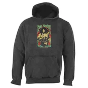 Hoodi moška Bob Marley - 1978 Stone Wash - ROCK OFF - BMASWHD81MC