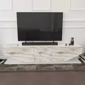 Hanah home TV komoda Inci Bijeli mermer