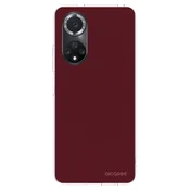 Silikonski prozorni ovitek za Huawei Nova 9 SE - Burgundy red