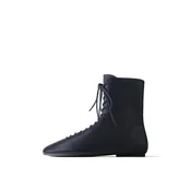 L37 HANDMADE SHOES Gležnarji LESS IS ALWAYS MORE mornarska