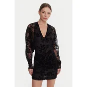 PINKO Cocktail obleka Roulette 105624 A2QD Črna Regular Fit