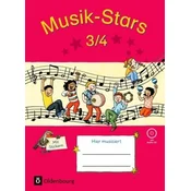 Musik-Stars - Grundwissen 3./4. Schuljahr - Übungsheft mit Lösungen und Audio-CD