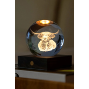 Brezžična dekorativna led svetilka Gingko Design Amber Crystal Light 9,5 x 8 x 8 cm