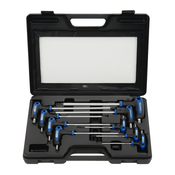 KS TOOLS imbus ključi s T- ročajem, 9 kosov, T10-T50