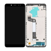 Xiaomi Redmi Note 5 Pro - LCD zaslon + steklo na dotik + okvir (Black) - 560610027033 Genuine Service Pack