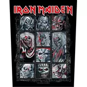 Iron Maiden 10 Eddies Našitek za šivanje 36 x 30 cm