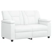 vidaXL Kavč Bela 151 x 85 x 93 cm Umetno usnje