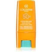Collistar Smart Sun Protection Sun Stick SPF 50 zaščitna paličica za občutljive predele kože SPF 50 9 ml