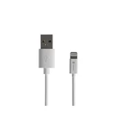 Natec Kabel Lightning M-USB-A M, 2m, Bel MFI