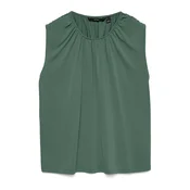 VERO MODA Top VMFILLI temno zelena