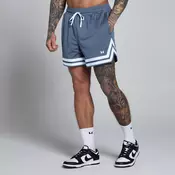 MP Mens Lift 5 Mesh Contrast Tape Short - Charcoal Blue - XXL