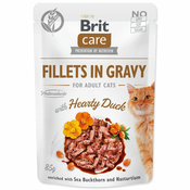 Brit Care Cat Fillets in Gravy with Hearty Duck - 85 g