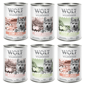 10% popust! Mokra pasja hrana Wolf of Wilderness mešana pakiranja 6 x 400 g: JUNIOR Expedition