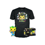 FUNKO Funko pop! & TEE: DC - Joker - (BKLT) - Majhen - (s) - DC Comics - majica - oblačila z zbirljivo vinilno figuro - Ideja o darilu - igrače in kratki rokav za odrasle Unisex Men and Women, (21264998)