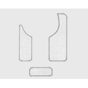 Zaščitna plošča (pickguard) za brenkala Fire & Stone Faceguard Gewa