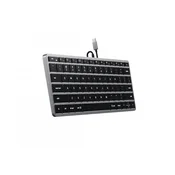 SATECHI Slim W1 Tastatura, Žicna, US, Siva