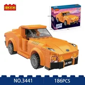 Cogo trkacki auto narandžasti, sa oprugom